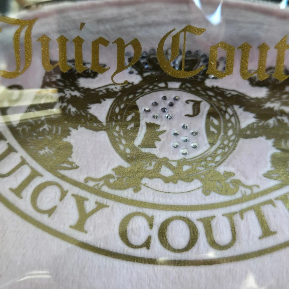 Juicy Couture Cosmetic Bags 2-Piece Set Pink/Clear